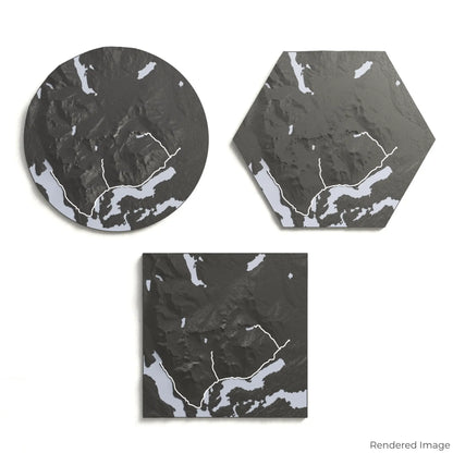 Torres del Paine W Circuit 3D Map