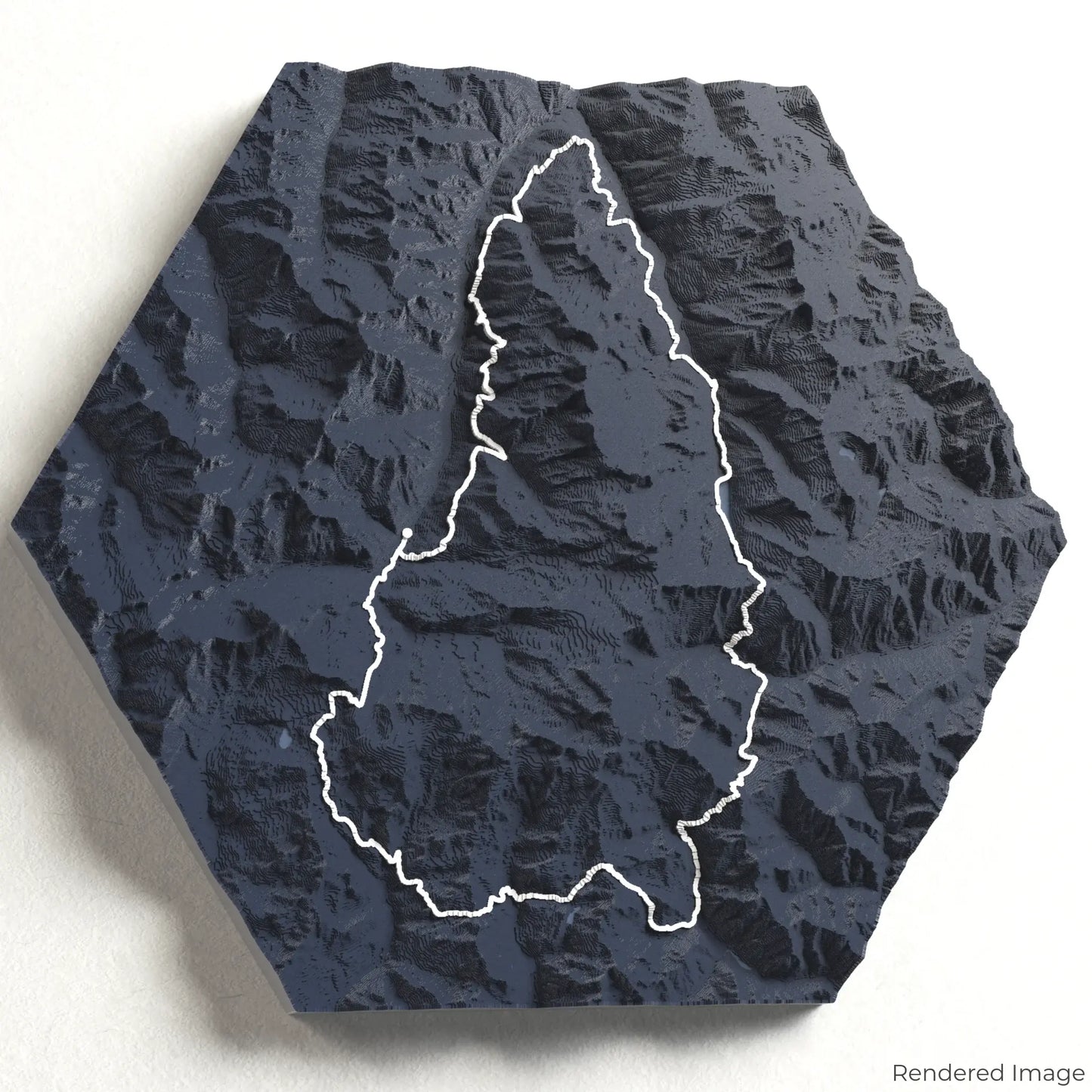 Tour Monte Rosa 3D Karte