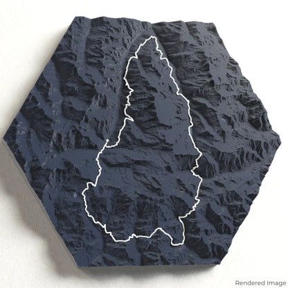 Tour Monte Rosa 3D Karte