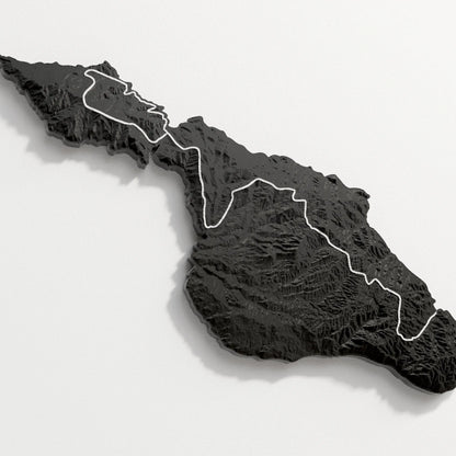 Trans Catalina Trail 3D Map