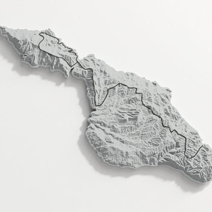 Trans Catalina Trail 3D Map