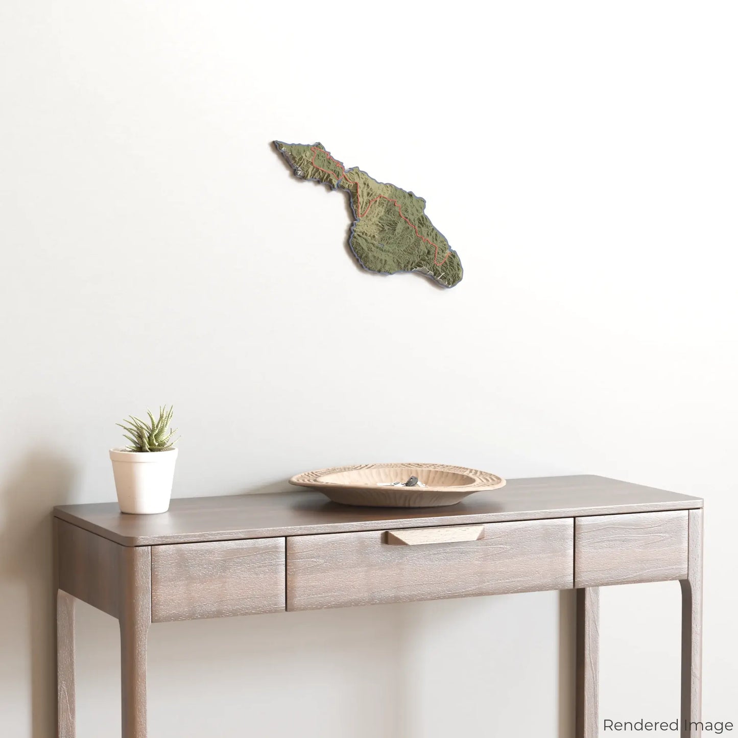 Trans Catalina Trail 3D Map