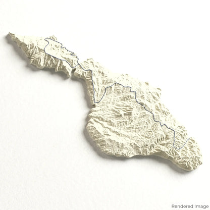 Trans Catalina Trail 3D Map