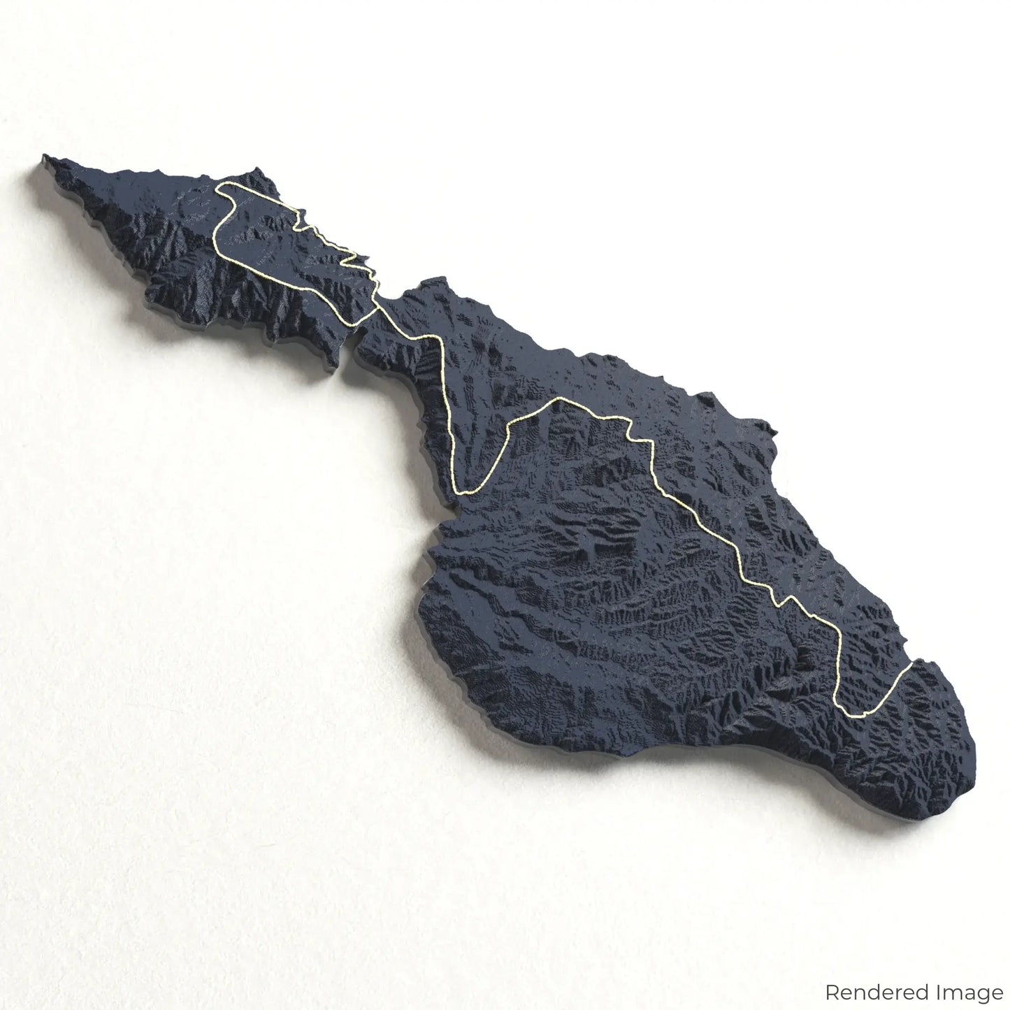 Trans Catalina Trail 3D Map
