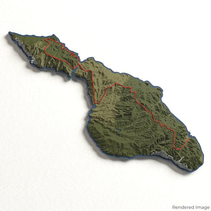 Trans Catalina Trail 3D Map