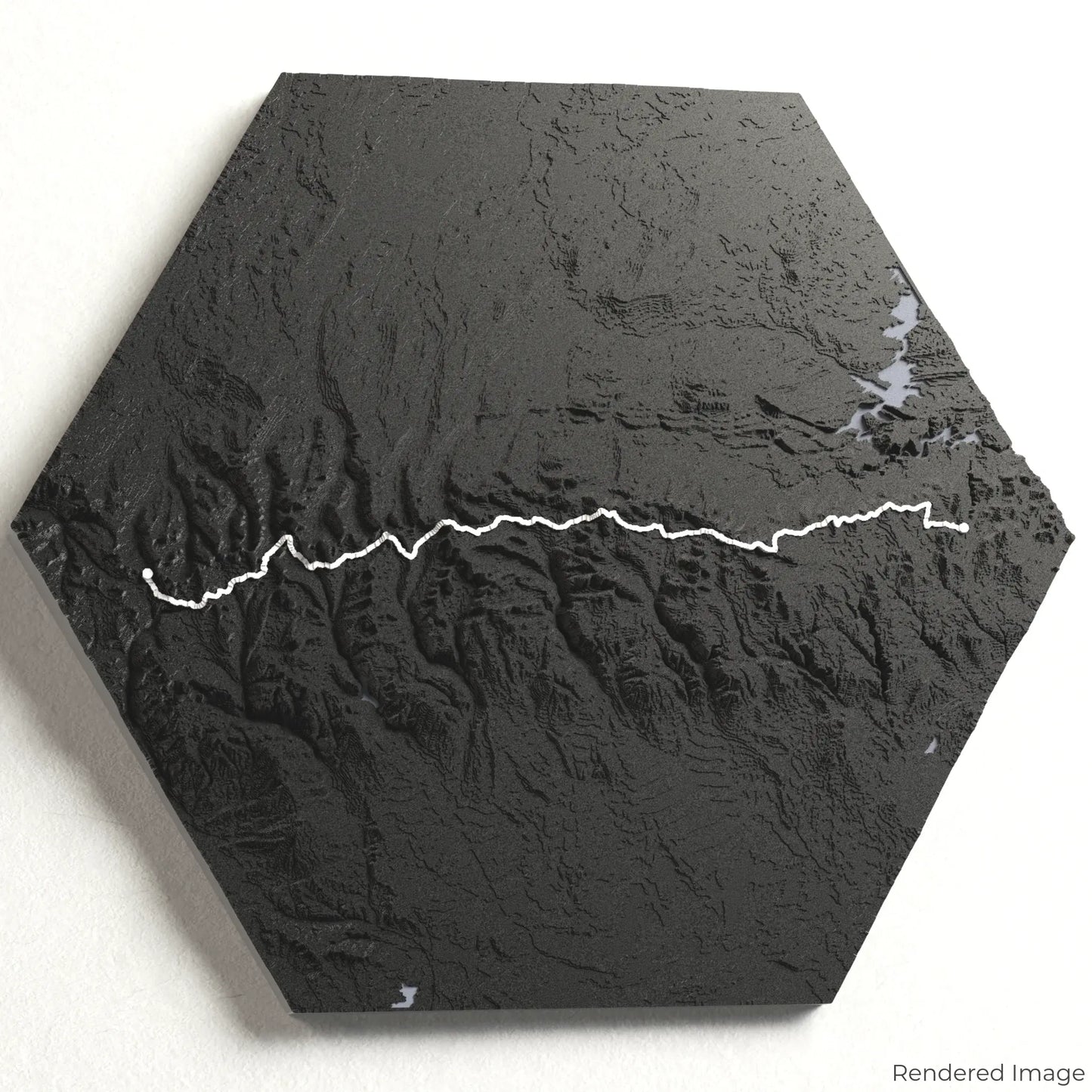 Carte 3D du sentier Uinta Highline