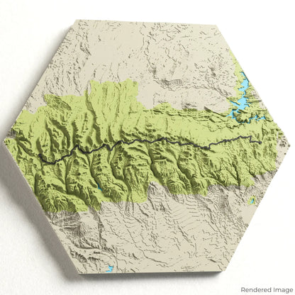 Carte 3D du sentier Uinta Highline