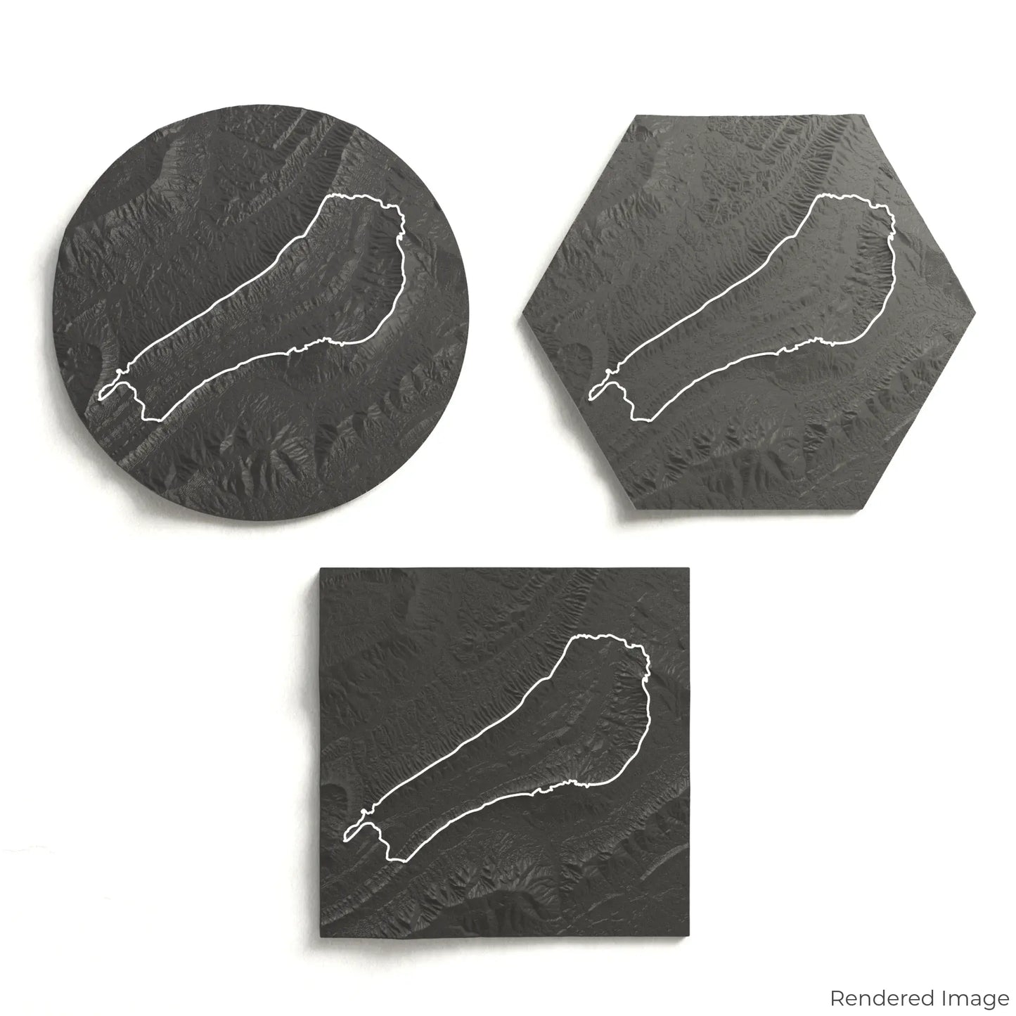 Virginias Triple Crown Loop 3D-Karte