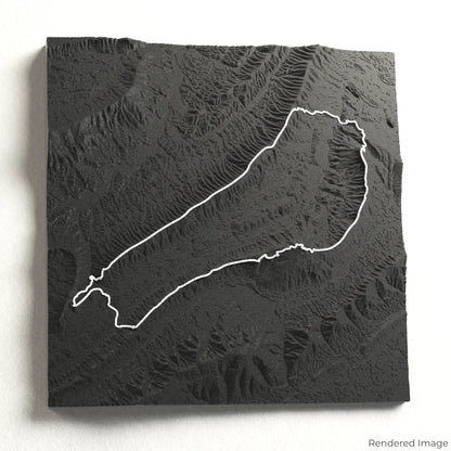 Virginias Triple Crown Loop 3D-Karte