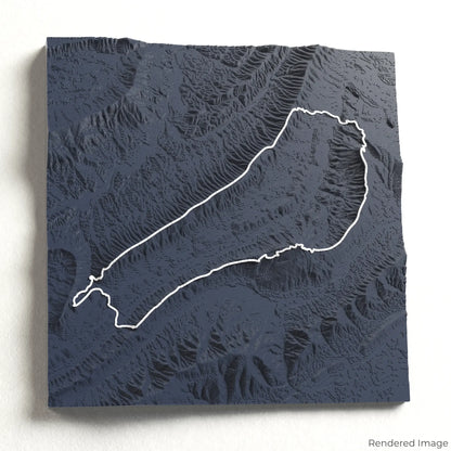 Virginias Triple Crown Loop 3D-Karte