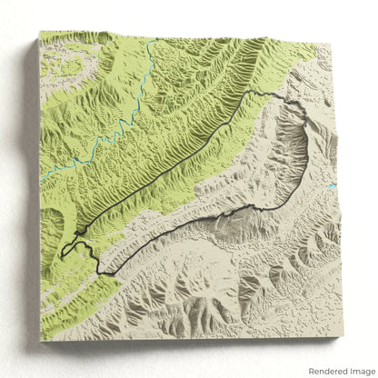 Virginias Triple Crown Loop 3D-Karte