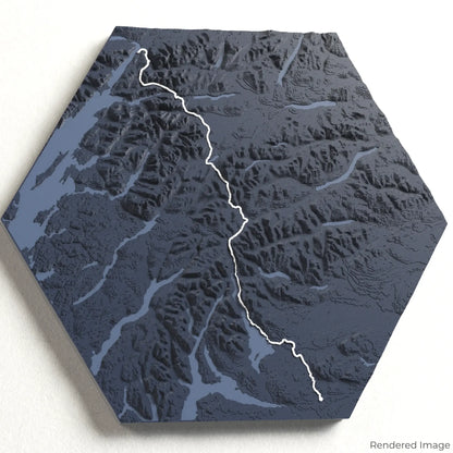 West Highland Way 3D Map