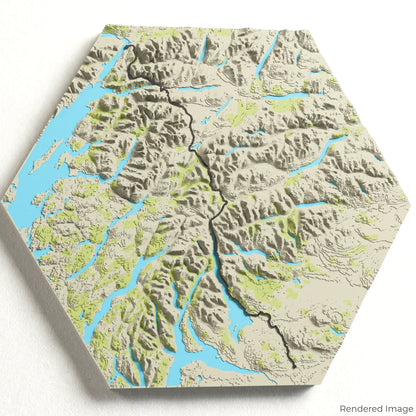 West Highland Way 3D Map