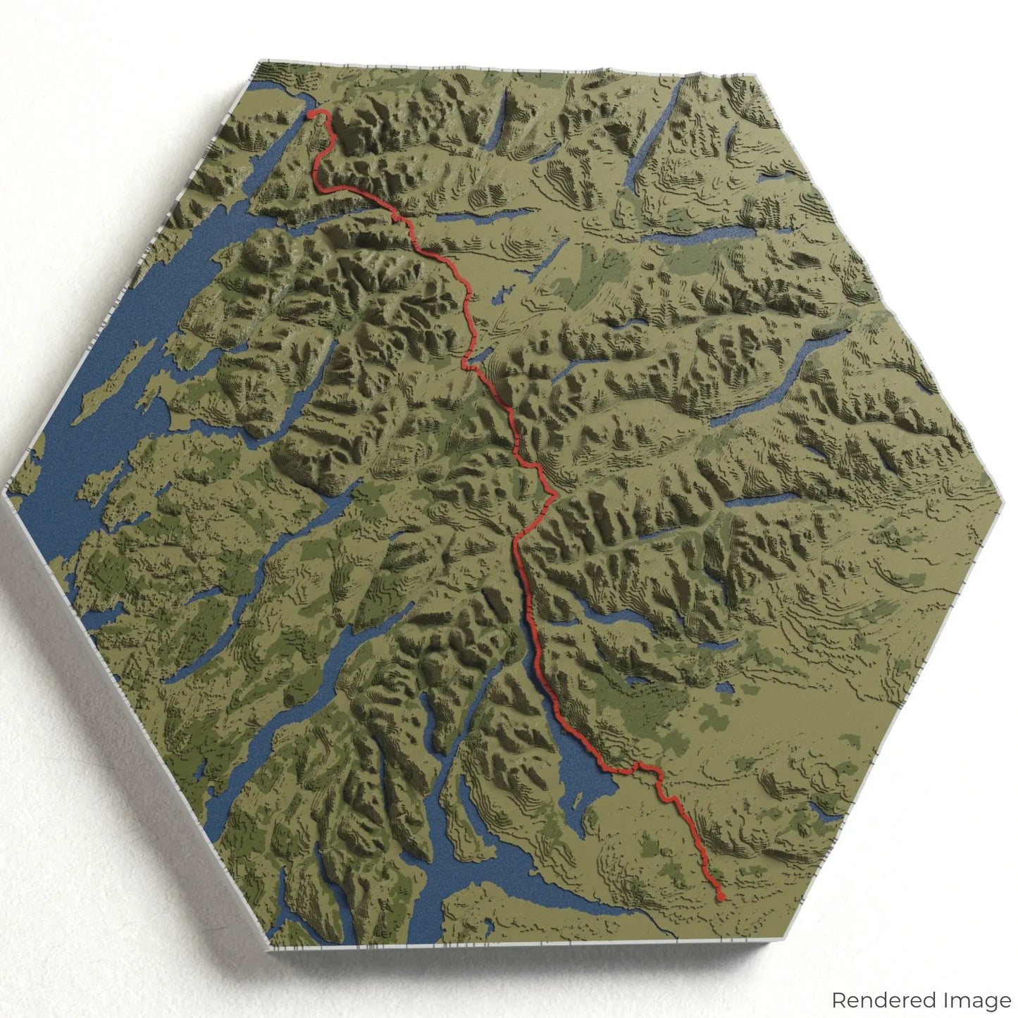 West Highland Way 3D Map