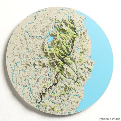Wicklow Way 3D Map