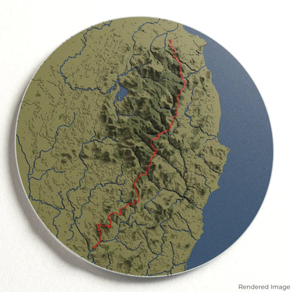 Wicklow Way 3D Map
